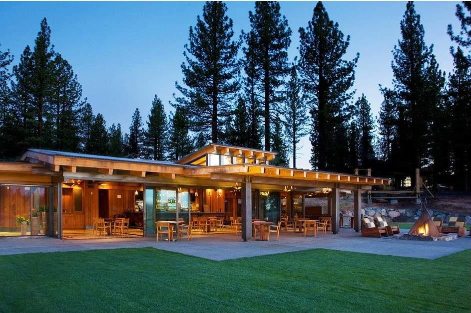 11133 Meek Court Truckee, CA 96161 - Photo 27 of 28 a view of a house with a swimming pool and sitting area