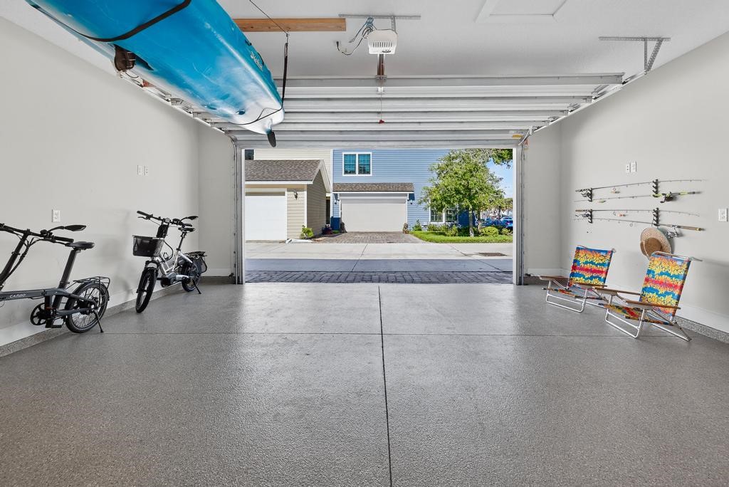 123 South 3rd Street Fernandina Beach, FL 32034 - Photo 51 of 61 Epoxy coating and pulley system for garage storage