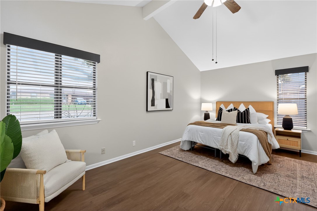 1719 Ridgeway Drive Temple, TX 76502 - Photo 12 of 28 Large primary bedroom. New LVP flooring throughout