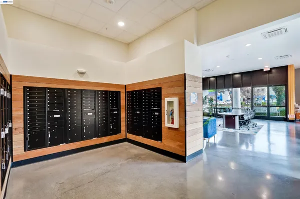 a front view of a building