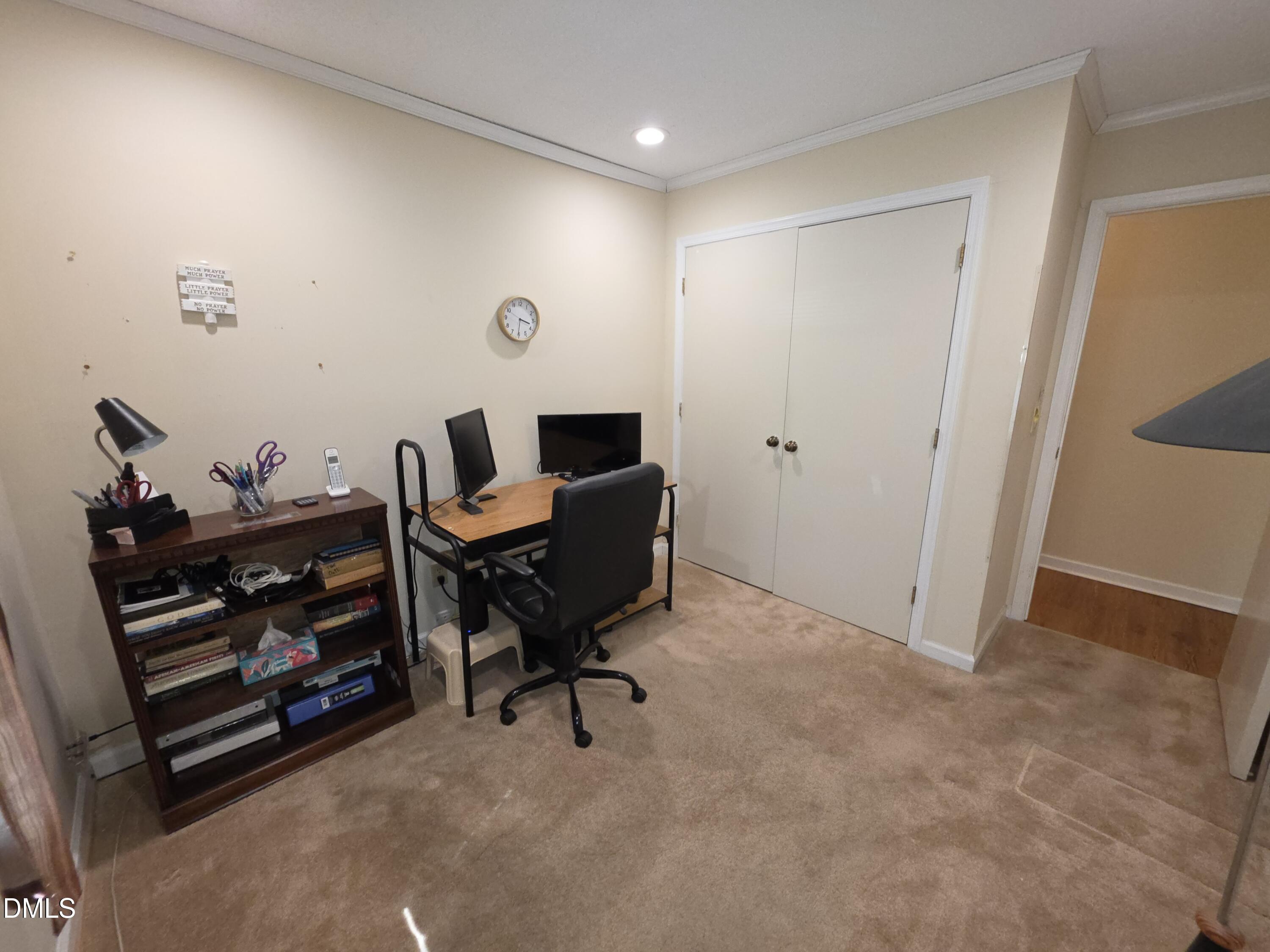 84 Candytuff Lane Durham, NC 27713 - Photo 17 of 23 a view of a workspace with furniture