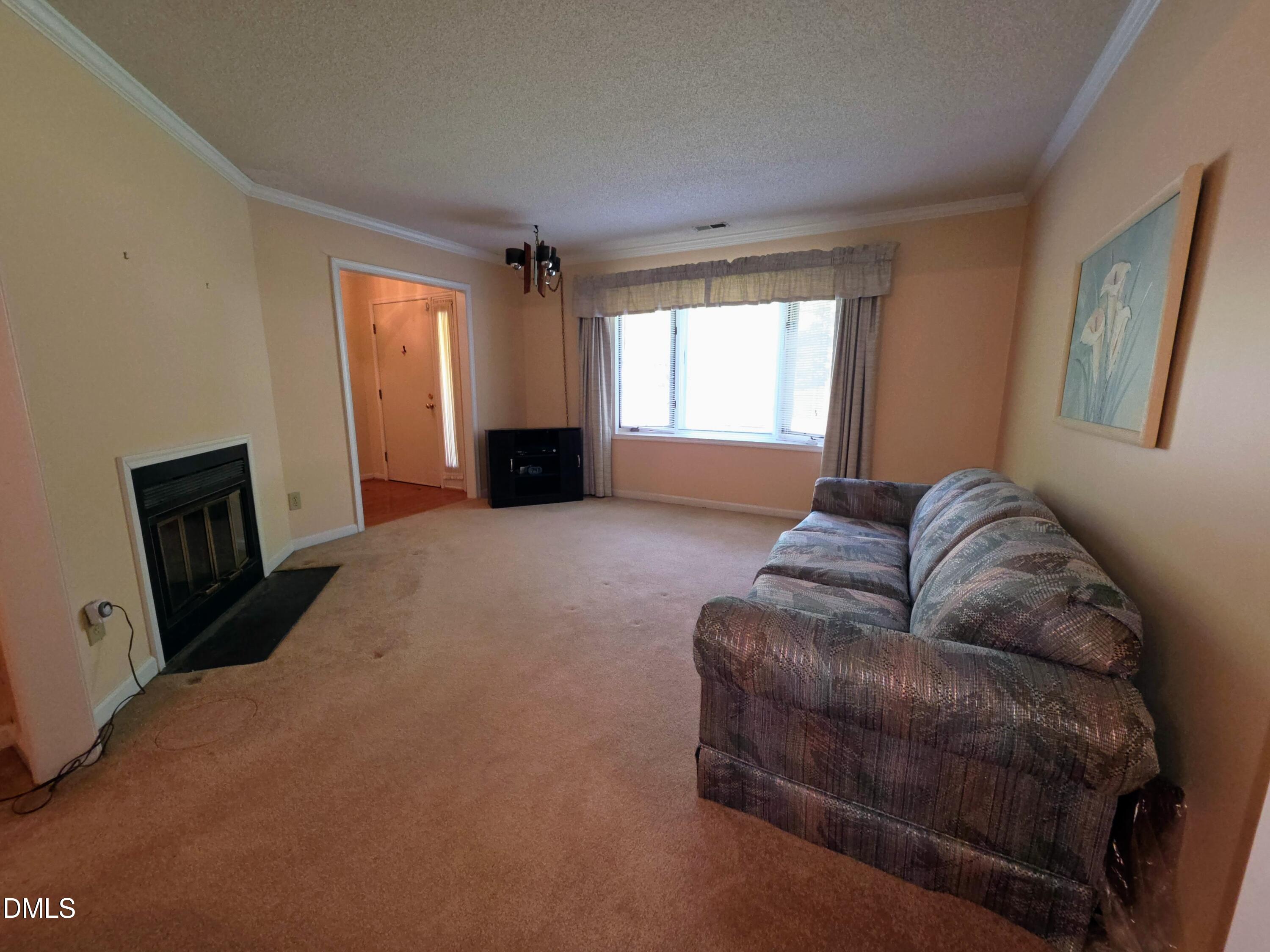 84 Candytuff Lane Durham, NC 27713 - Photo 5 of 23 a living room with furniture and a flat screen tv