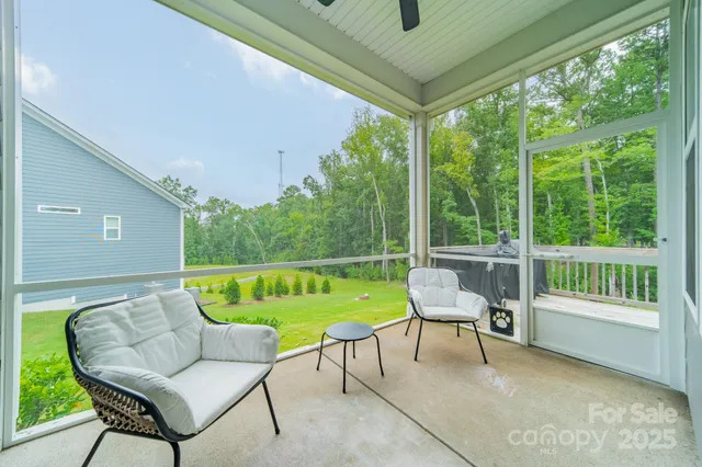a view of a building in front of the house