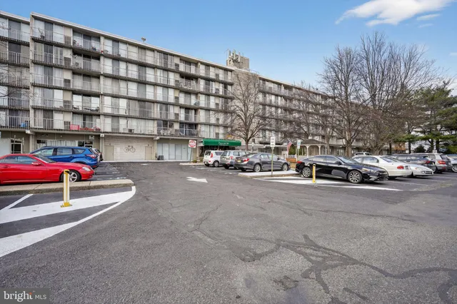a cars parked in front of a building
