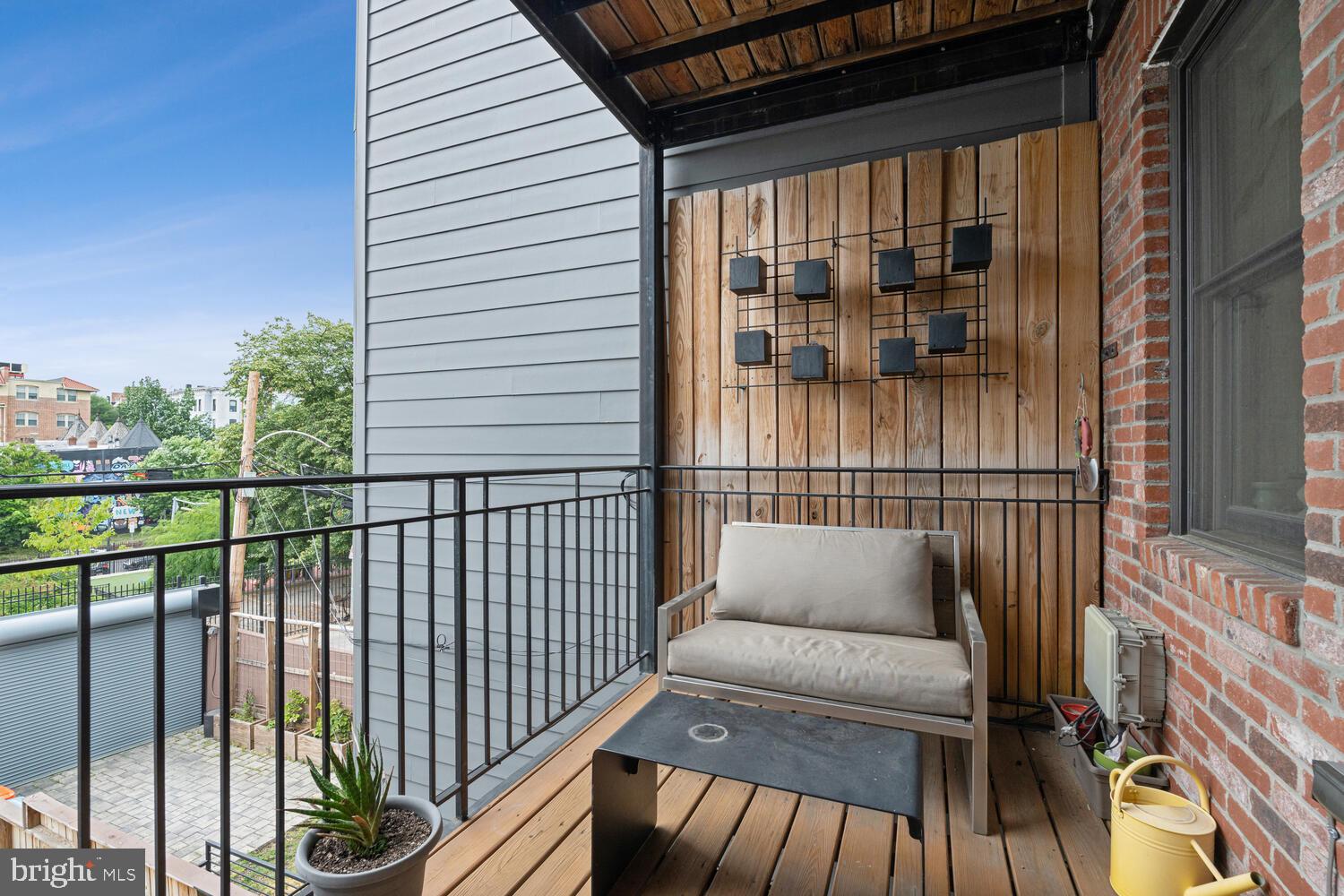 2242 Ontario Road Northwest, Unit 3 Washington, DC 20009 - Photo 17 of 20 a view of balcony with furniture