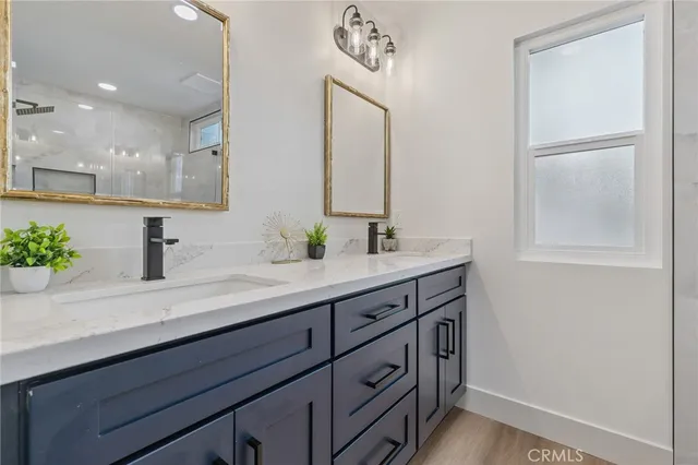 a view of a patio in backyard