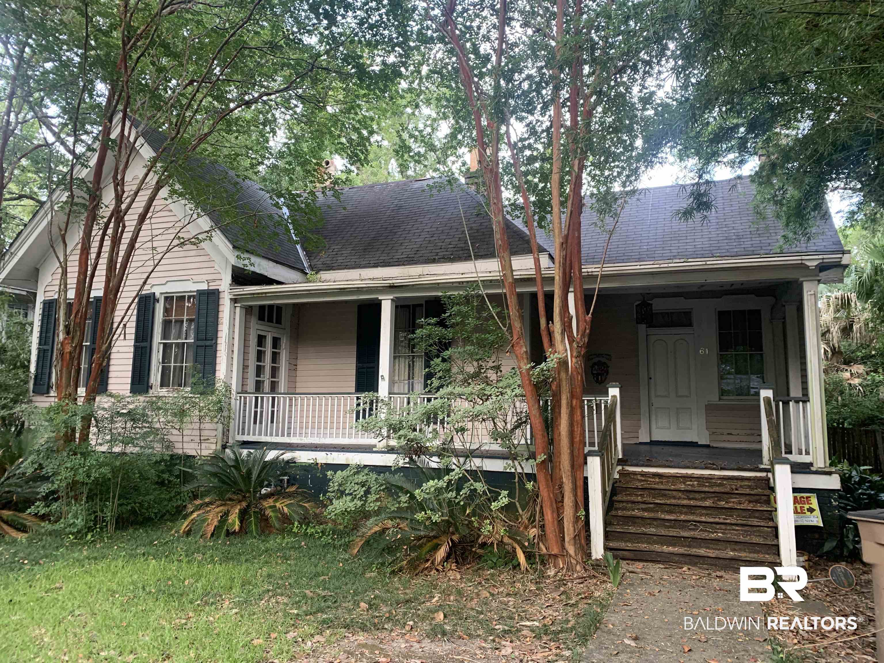 61 South Georgia Avenue Mobile, AL 36604 - Photo 1 of 2 View of front of house featuring a porch