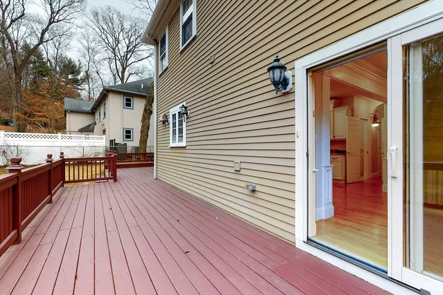 a view of a house with wooden floor