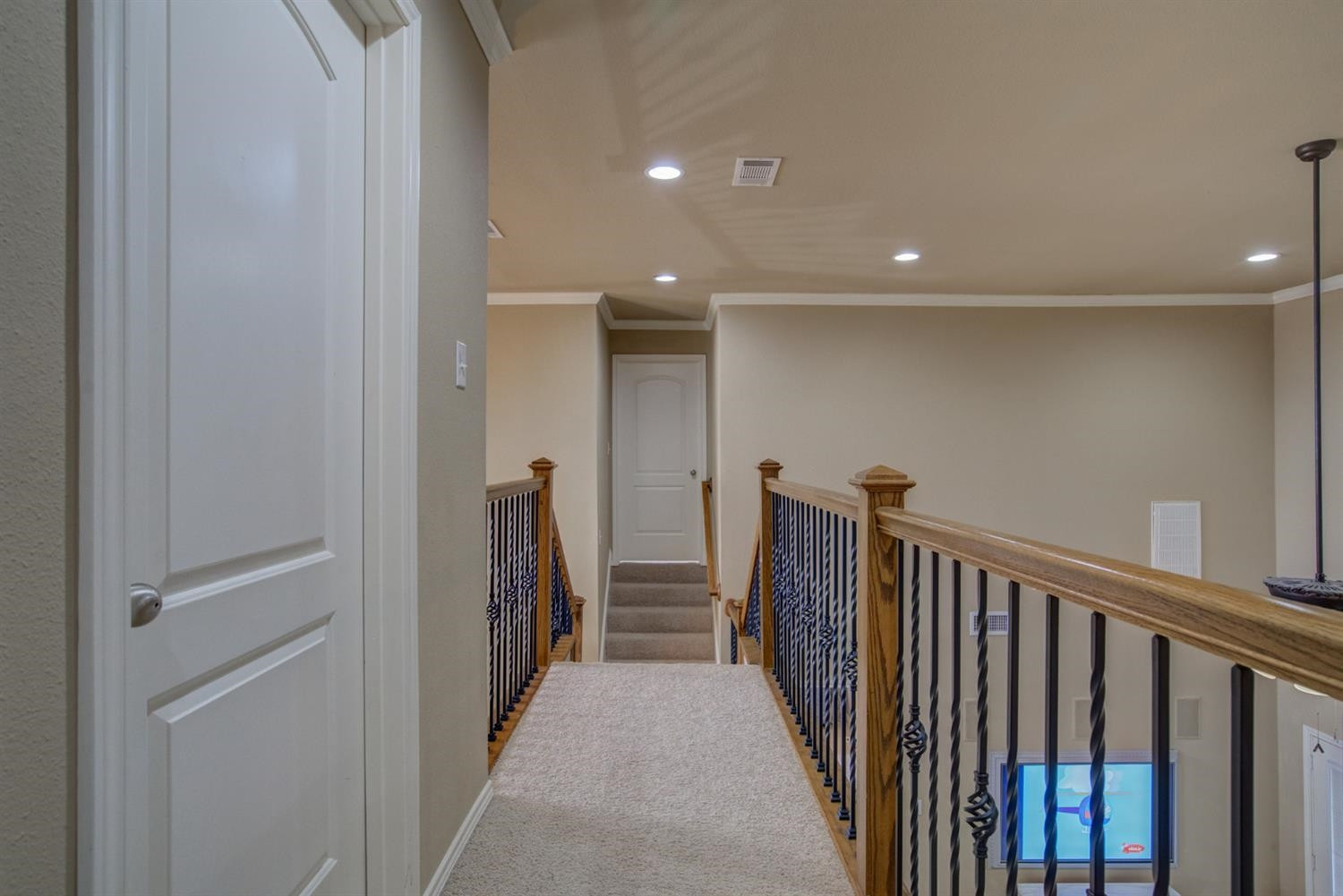 5904 110th Street Lubbock, TX 79424 - Photo 31 of 50 a view of hallway with stairs