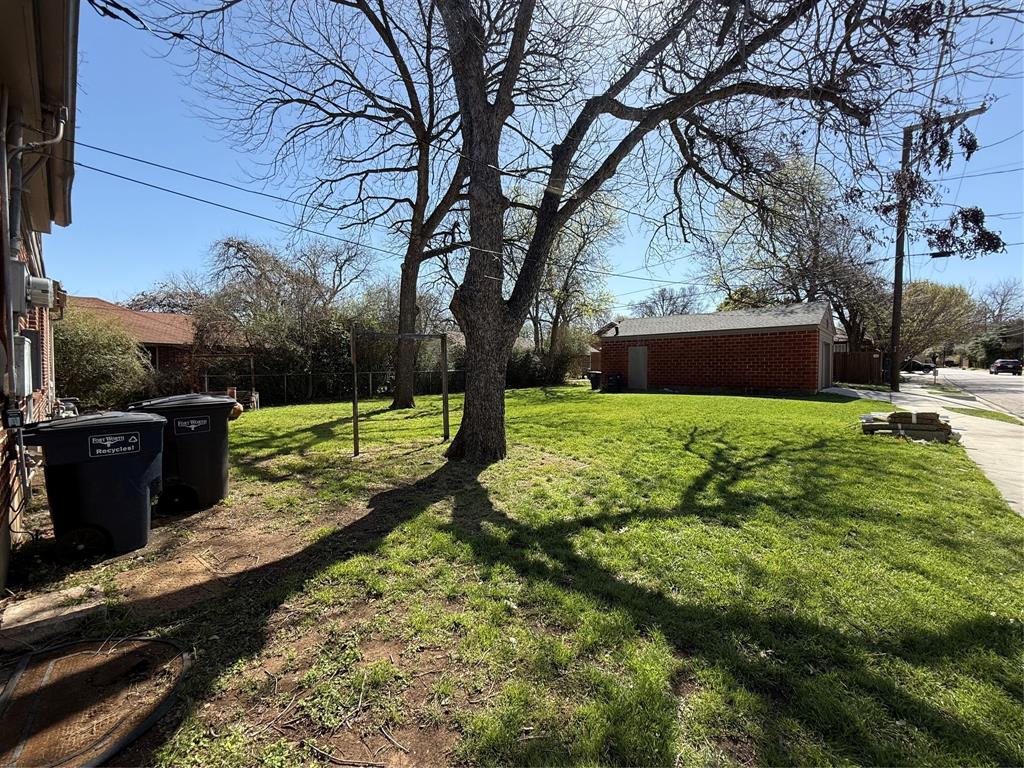 2133 Edwin Street Fort Worth, TX 76110 - Photo 14 of 15 Shared backyard