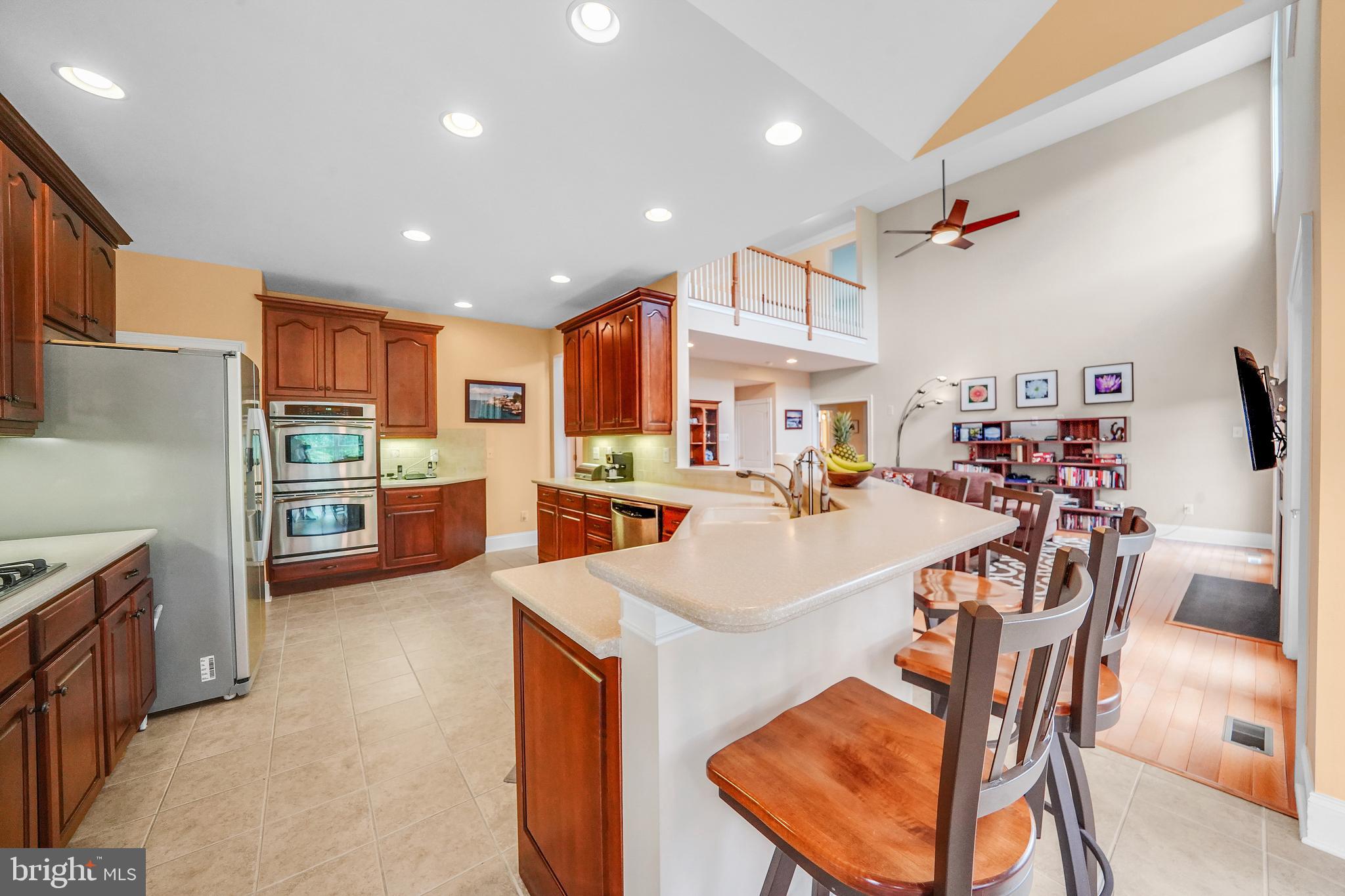 107 Sloan Road West Chester, PA 19382 - Photo 10 of 34 Beautiful kitchen with double oven and bar seating