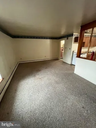 a view of a garage