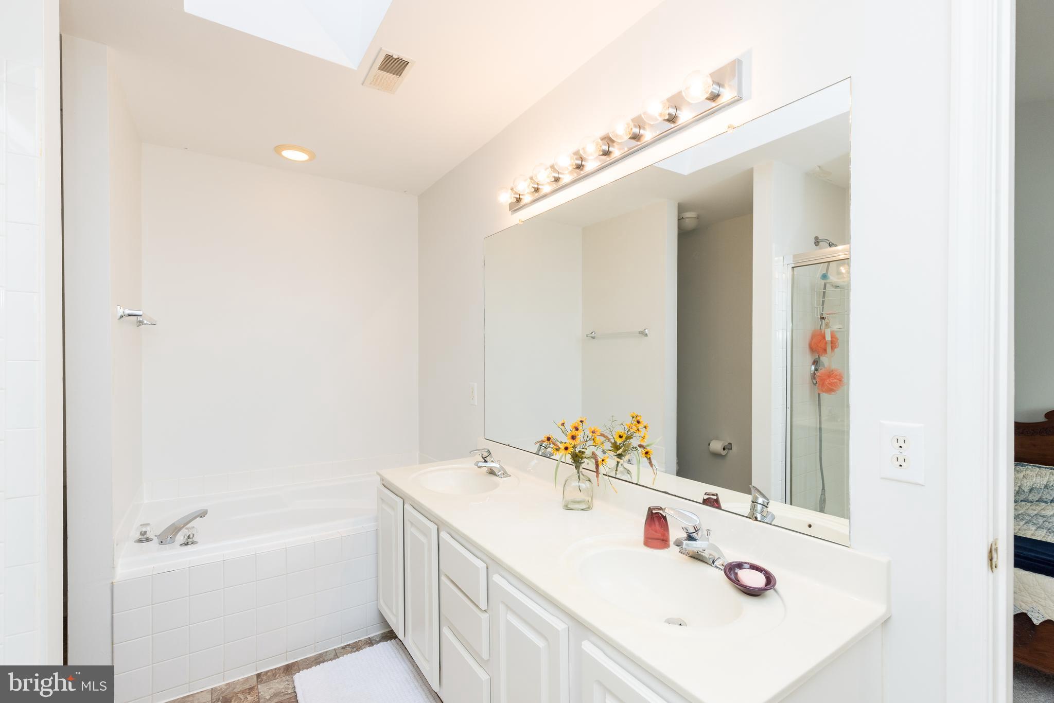 232 Night Haven Court Edgewater, MD 21037 - Photo 14 of 39 a bathroom with a sink a tub and a mirror