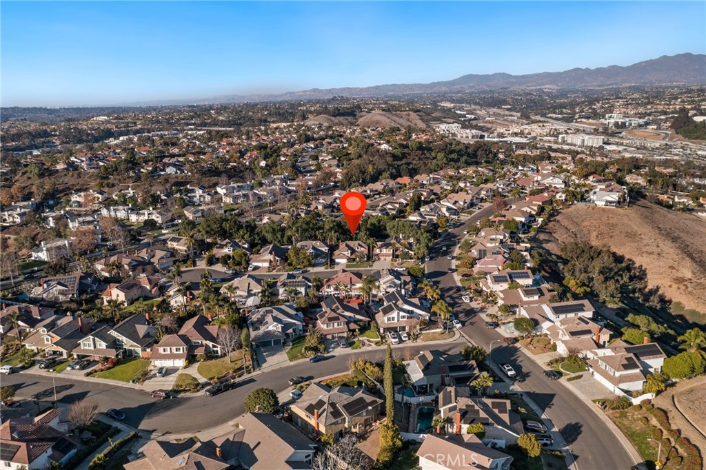 25695 La Cima Laguna Niguel, CA 92677 - Photo 46 of 52 an aerial view of house with yard and mountain view in back