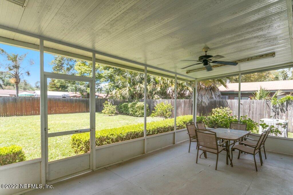 2828 Adele Road Jacksonville, FL 32216 - Photo 33 of 42 Screened Patio