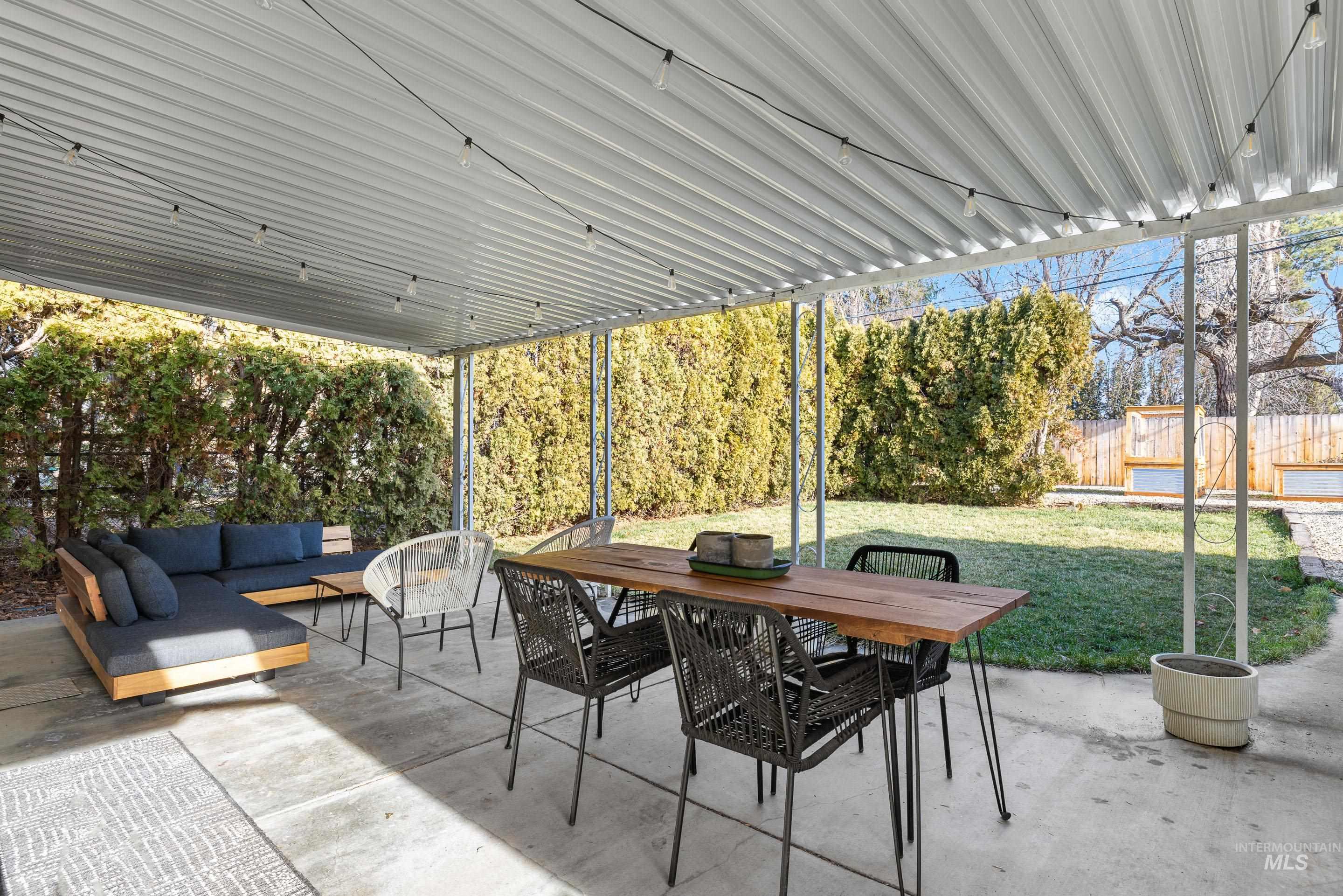 1010 Forrest Street Boise, ID 83705 - Photo 37 of 50 View of patio / terrace with outdoor dining area and an outdoor living space