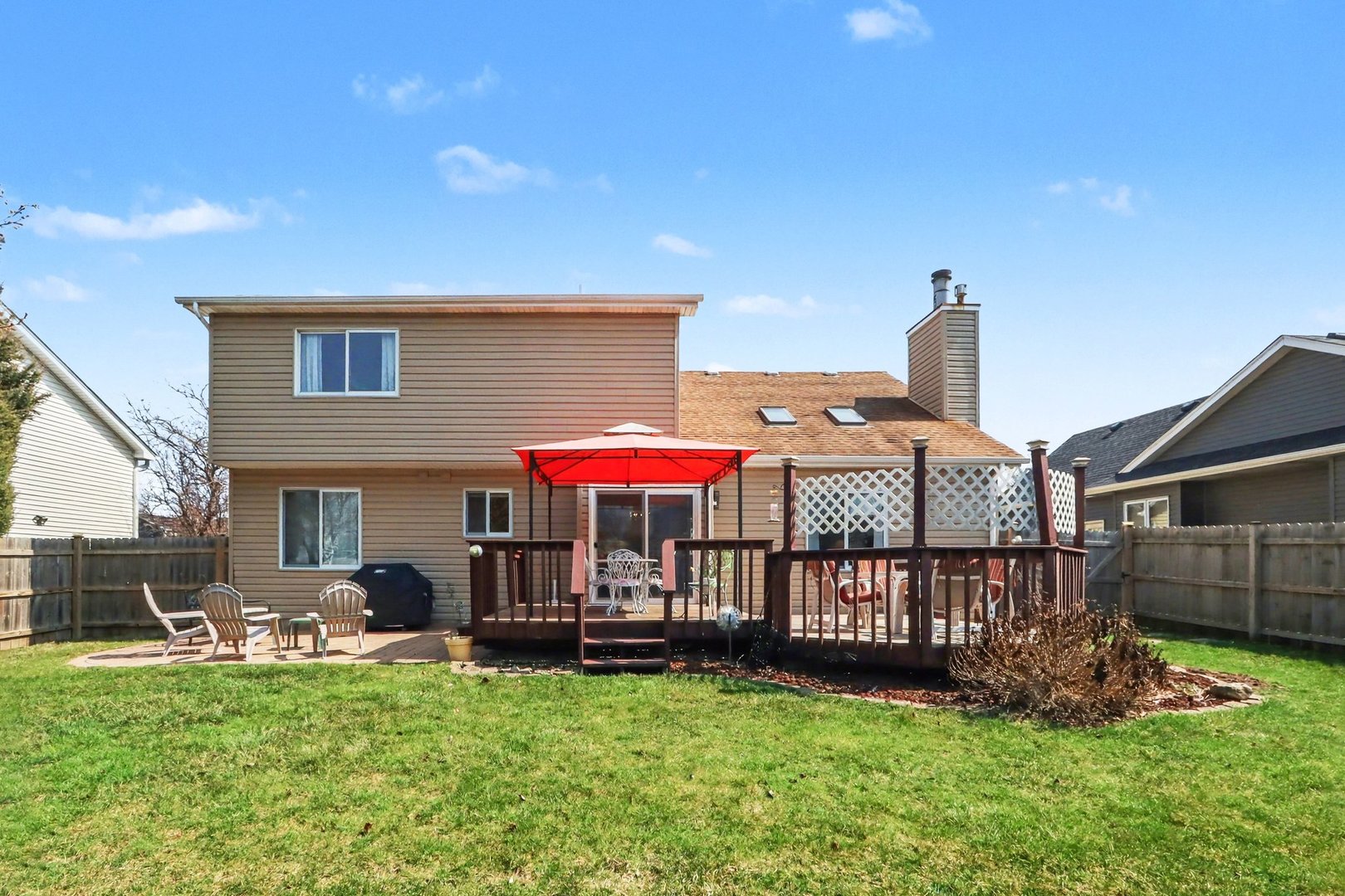 237 Homewood Drive Bolingbrook, IL 60440 - Photo 34 of 37 a front view of house with yard and outdoor seating