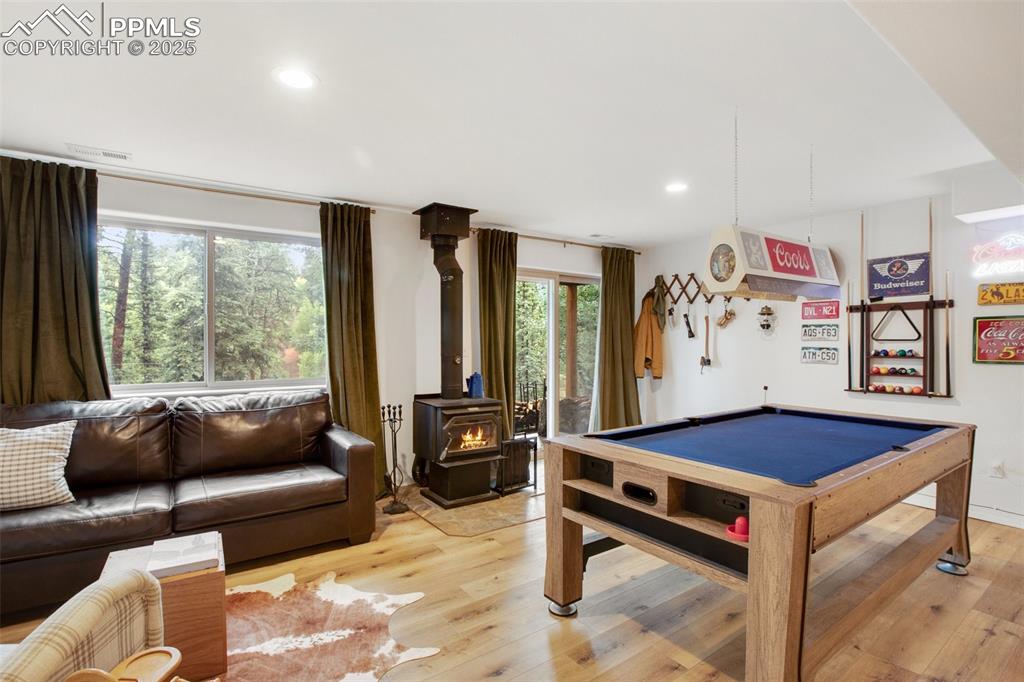 277 Aspen Circle Divide, CO 80814 - Photo 20 of 45 a living room with furniture and a large window