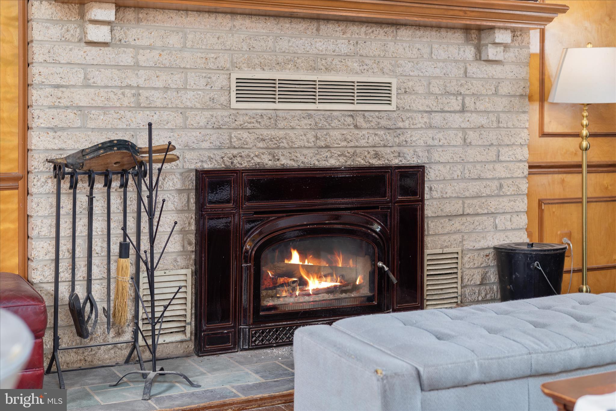 515 Old Fire Tower Road Capon Bridge, WV 26711 - Photo 5 of 117 Living Room Wood Fireplace
