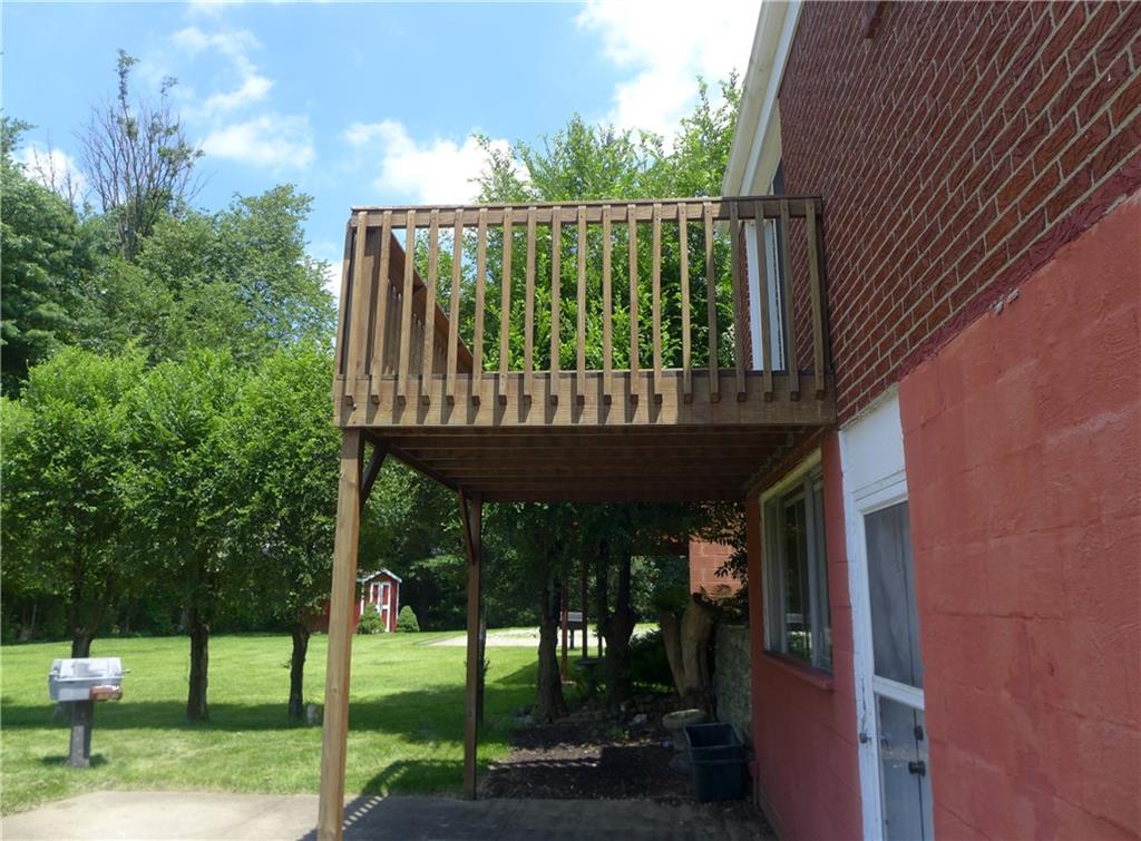 176 West Bruceton Road Pittsburgh, PA 15236 - Photo 17 of 21 Rear deck that is accessible to the dining room.