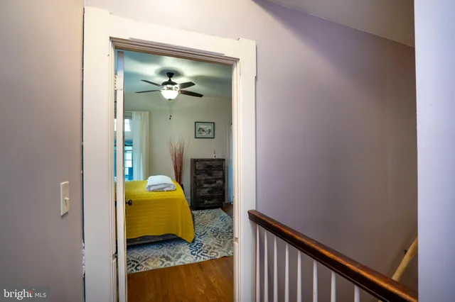 an aerial view of residential house with outdoor space and mountain view
