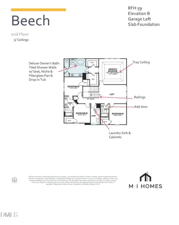 $744,270 | 2433 Andrena Way, Unit 59, Apex, NC 27502
