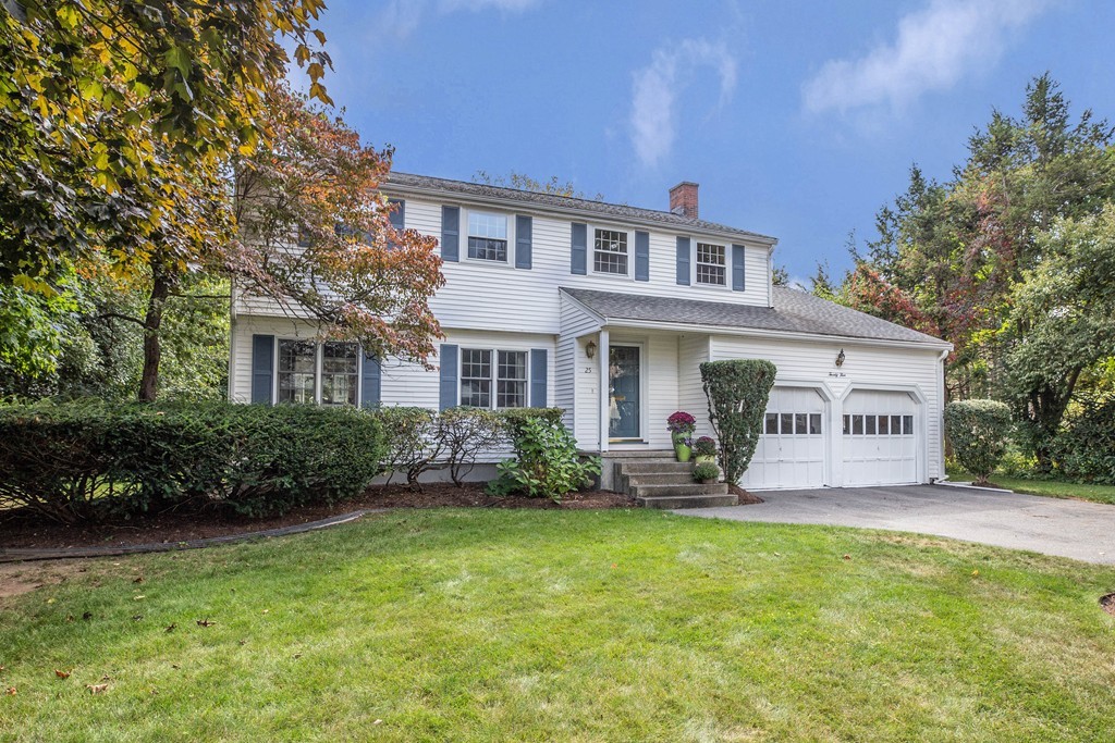 25 Twitchell Street Wellesley, MA 02482 - Photo 1 of 1 a front view of a house with garden and porch