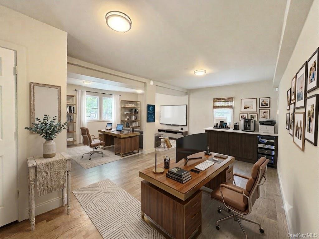 4 Lower Trinity Pass Road Pound Ridge, NY 10576 - Photo 9 of 29 a living room with furniture a rug and a potted plant