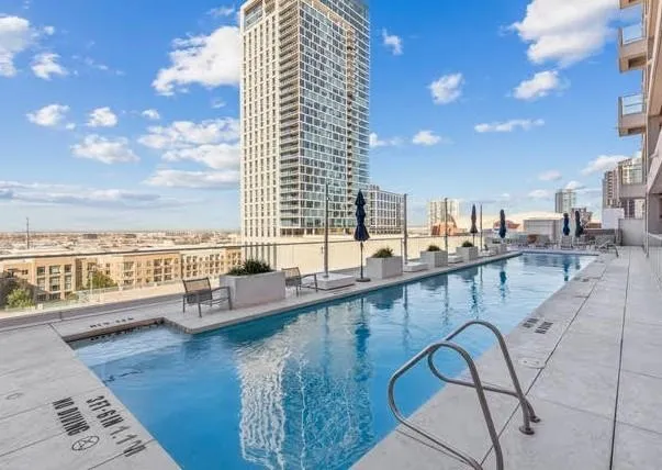 a view of outdoor space with seating area