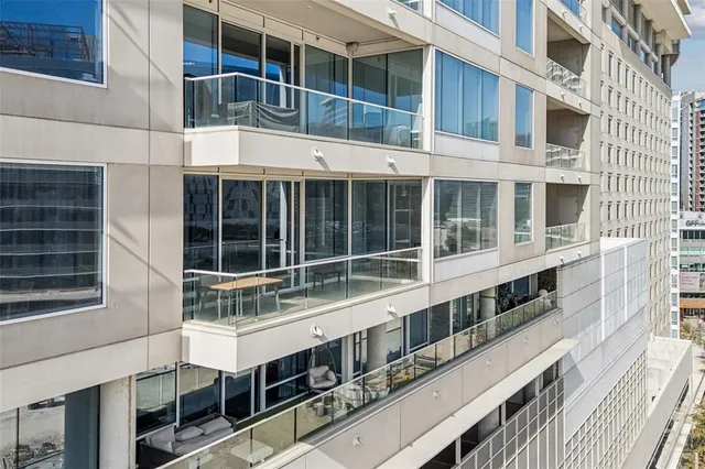 a roof view of a building