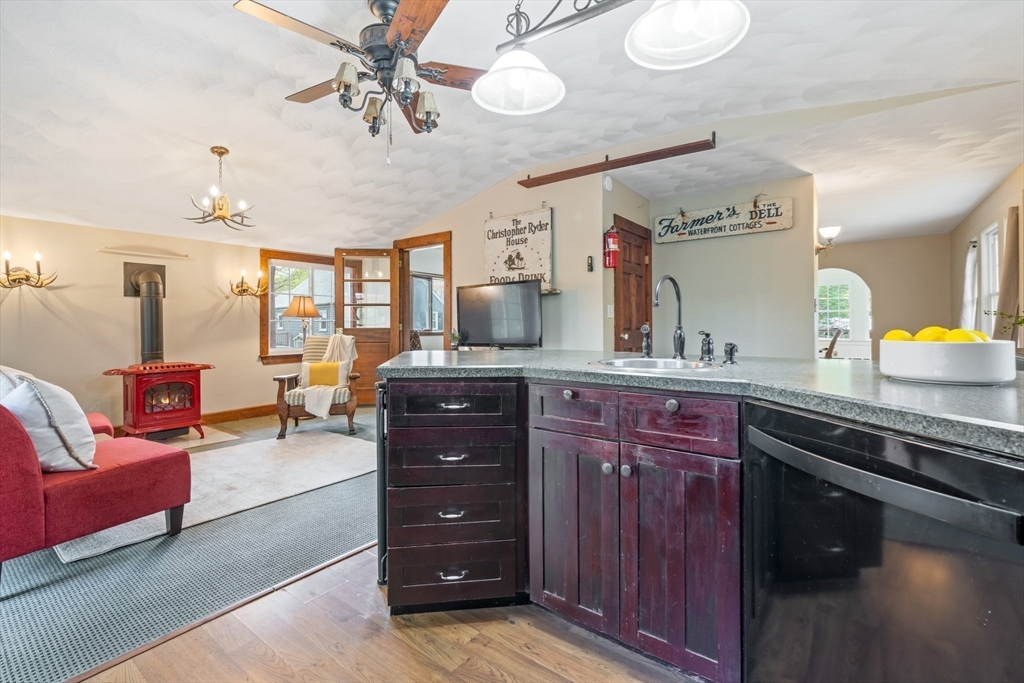 44 Shawsheen Road Billerica, MA 01821 - Photo 12 of 39 a kitchen with a refrigerator and a sink