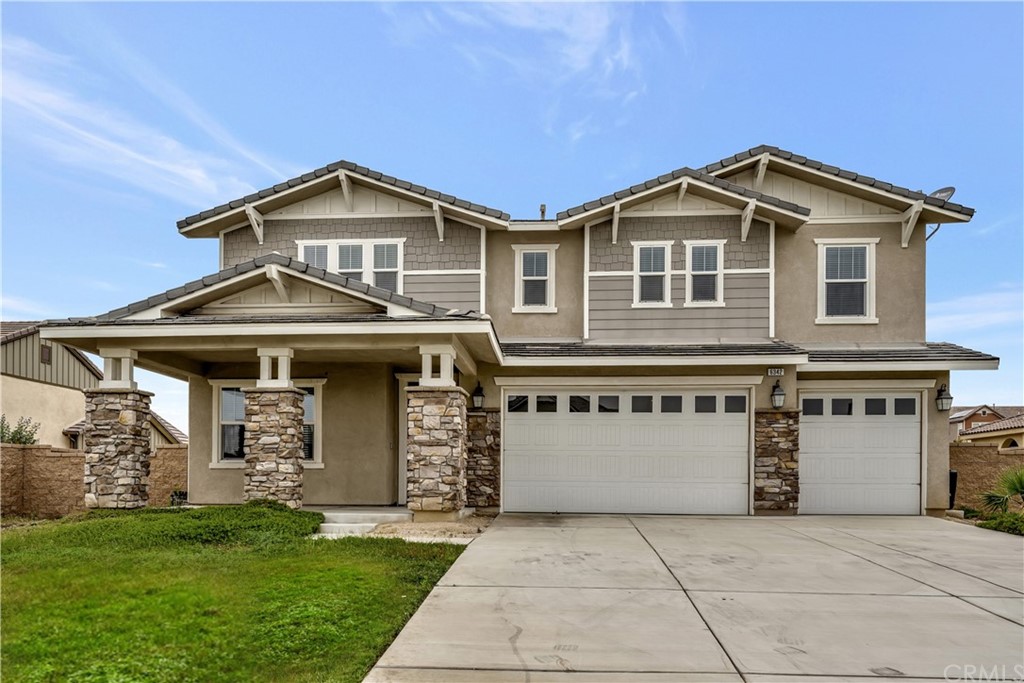 6342 Carnaby Court Rancho Cucamonga, CA 91739 - Photo 1 of 1 a front view of a house with a yard