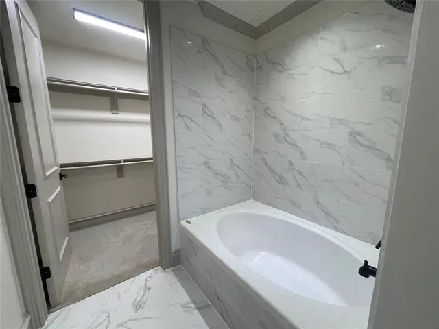 a close view of closet