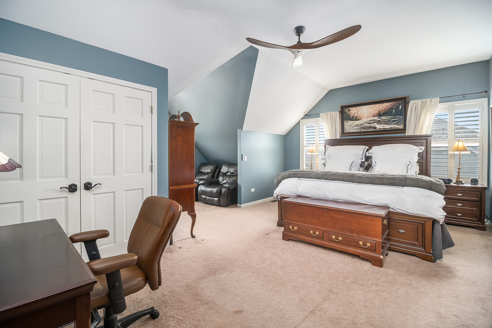 13130 Sunderlin Road Plainfield, IL 60585 - Photo 14 of 33 a bedroom with bed and a chair