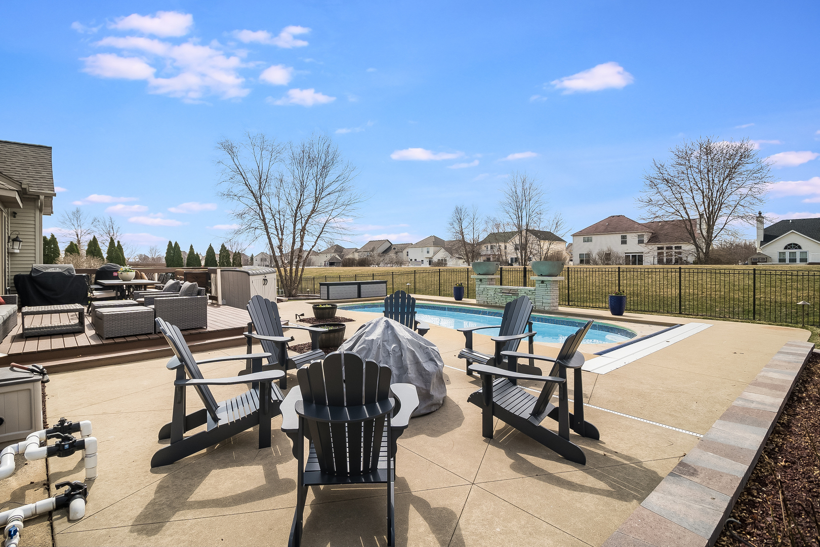13130 Sunderlin Road Plainfield, IL 60585 - Photo 29 of 33 a view of a patio with swimming pool