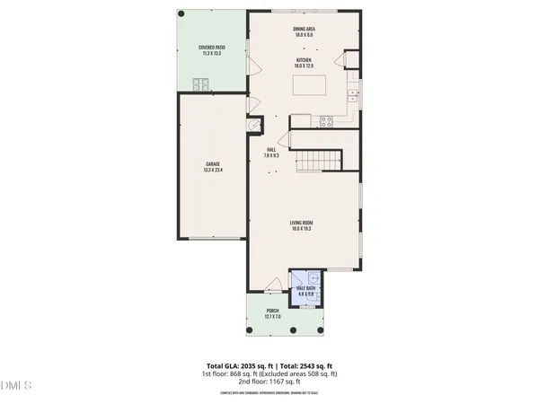 $525,000 | 313 New Milford Road, Cary, NC 27519