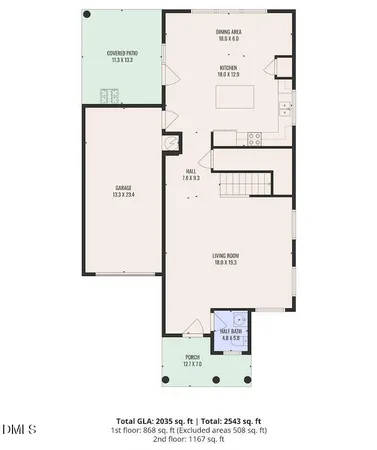 $525,000 | 313 New Milford Road, Cary, NC 27519