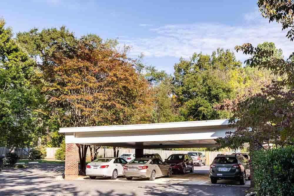 100 Edenburgh Road, Unit 203 Raleigh, NC 27608 - Photo 25 of 26 Covered Parking and Two Assigned Spaces
