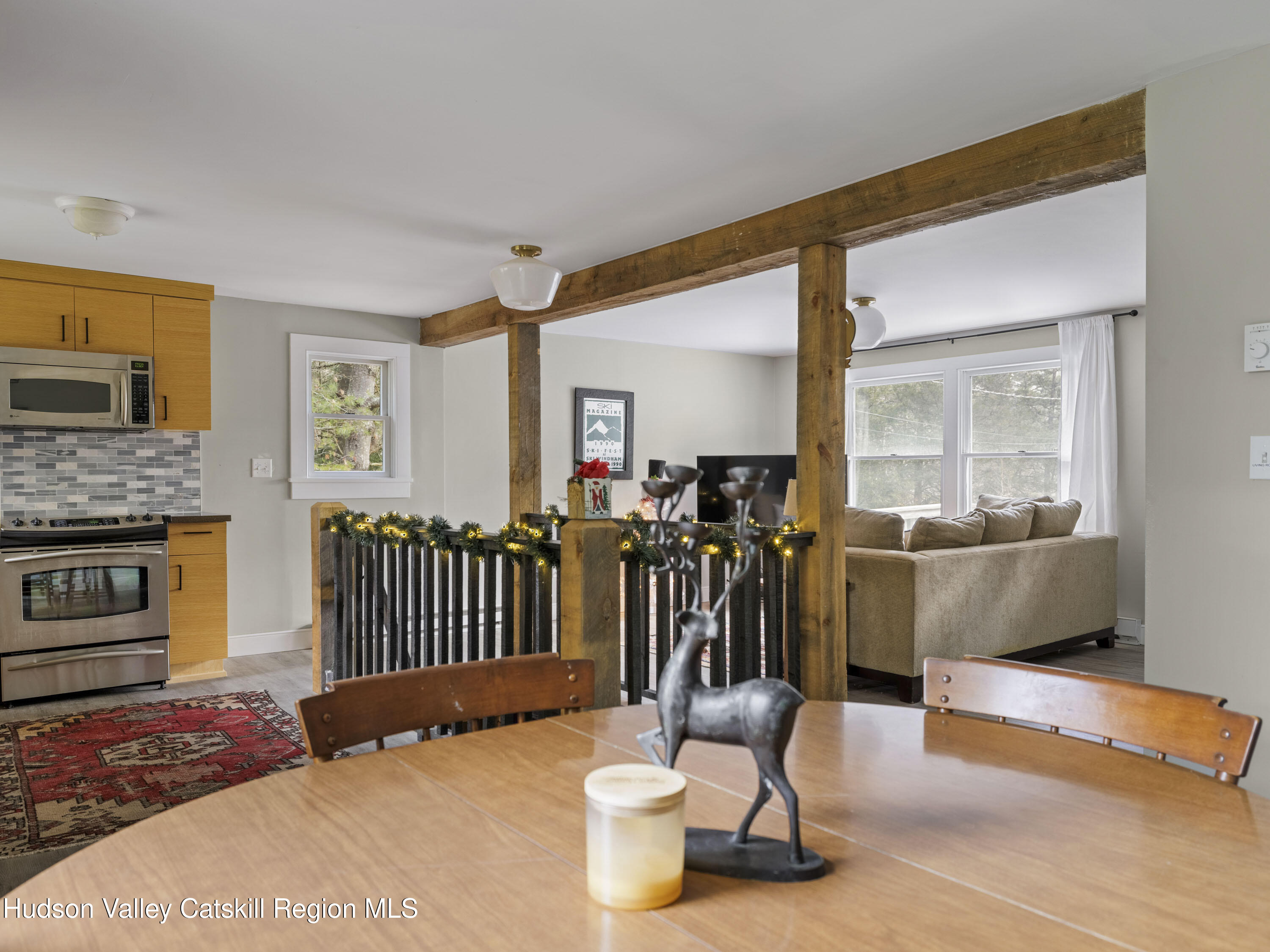 61 Hemlock Road Jewett, NY 12444 - Photo 18 of 45 a view of a livingroom with furniture and a fireplace