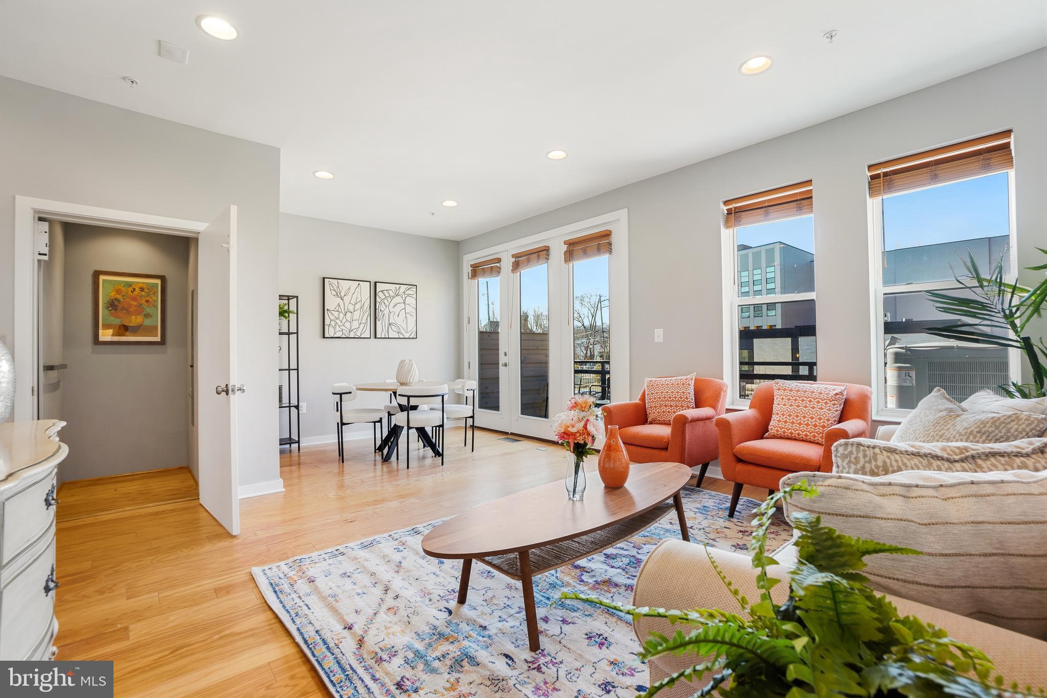8012 Grove Street Silver Spring, MD 20910 - Photo 12 of 38 Sun-Drenched Living Room
