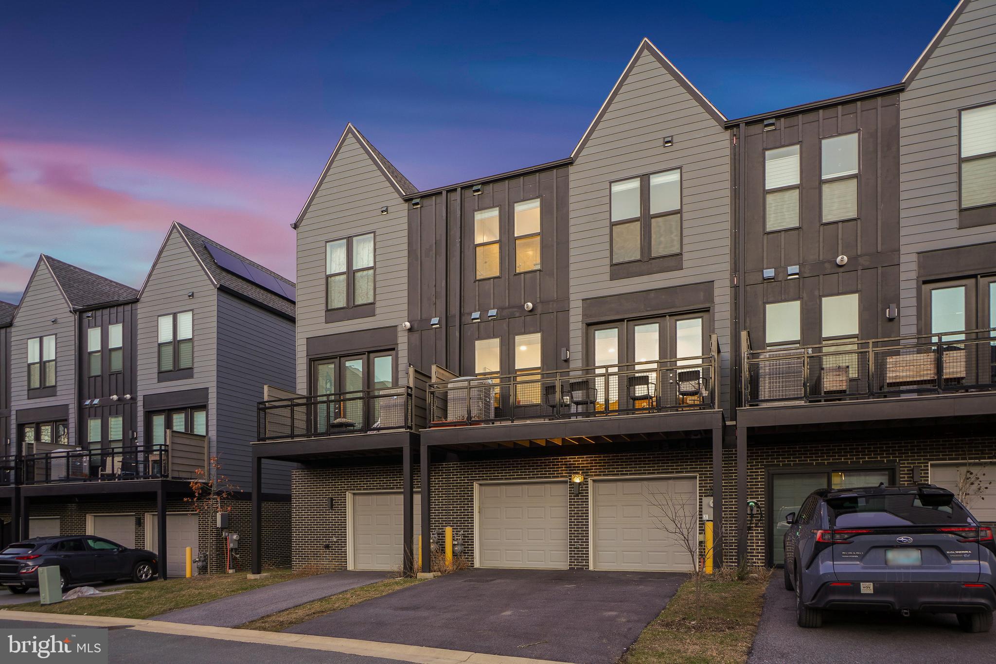 8012 Grove Street Silver Spring, MD 20910 - Photo 35 of 38 Exterior Rear at Dusk