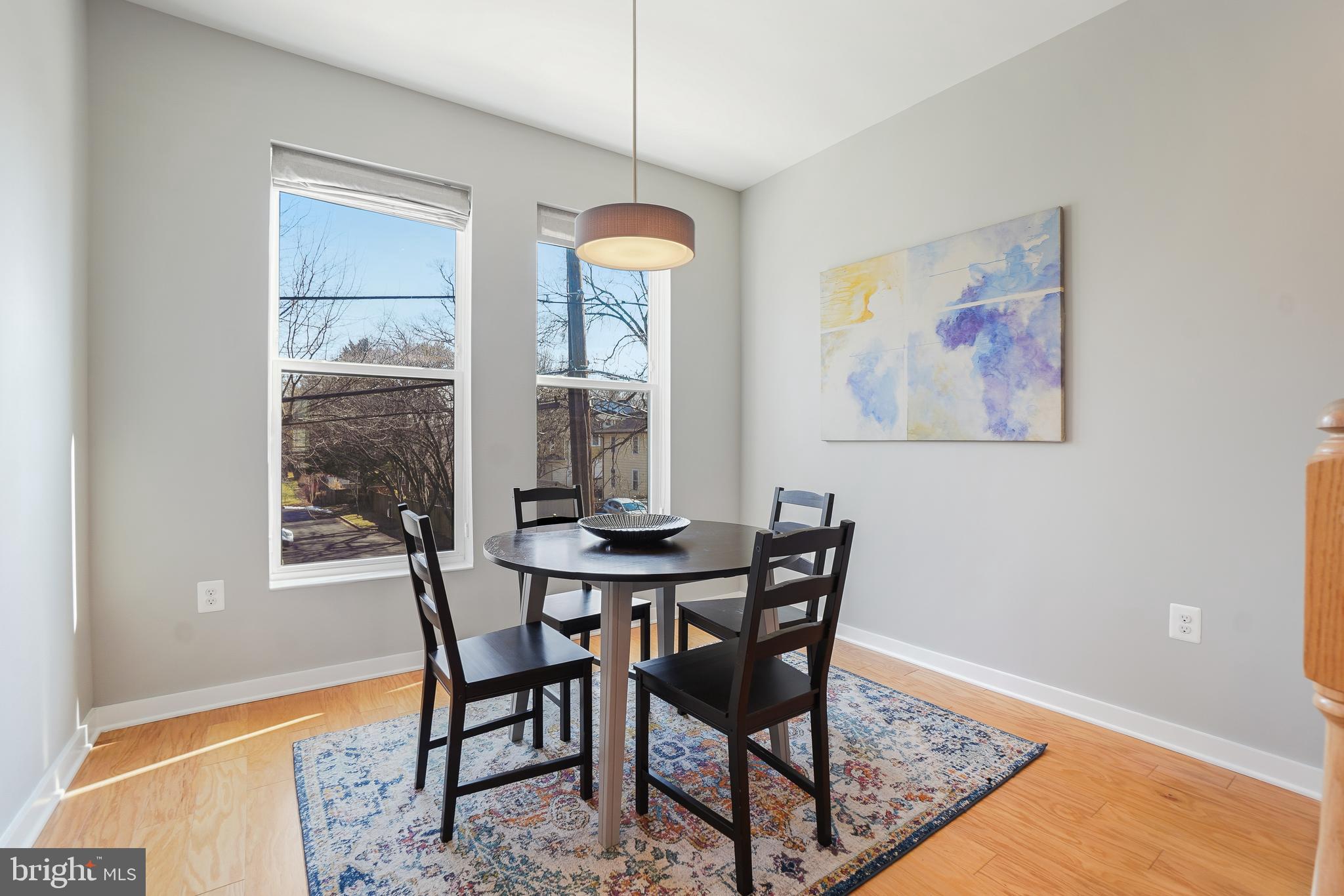 8012 Grove Street Silver Spring, MD 20910 - Photo 10 of 38 Breakfast Room with High Ceilings
