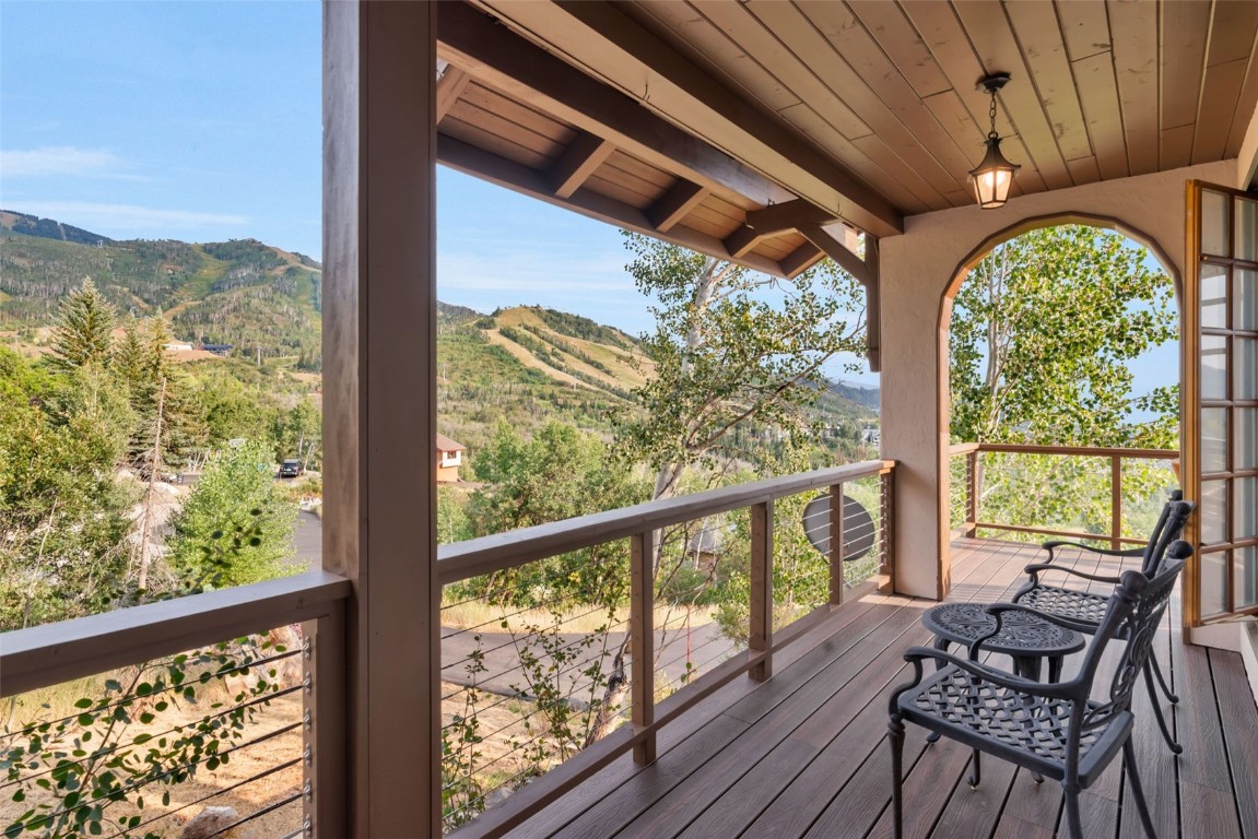 2300 Glacier Ridge Steamboat Springs, CO 80487 - Photo 21 of 50 a view of a porch with furniture and outside view