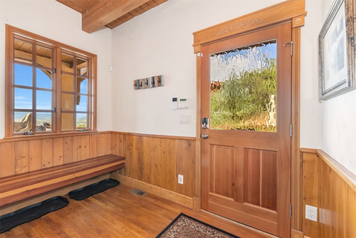 2300 Glacier Ridge Steamboat Springs, CO 80487 - Photo 6 of 50 a view of a hardwood & staircase window