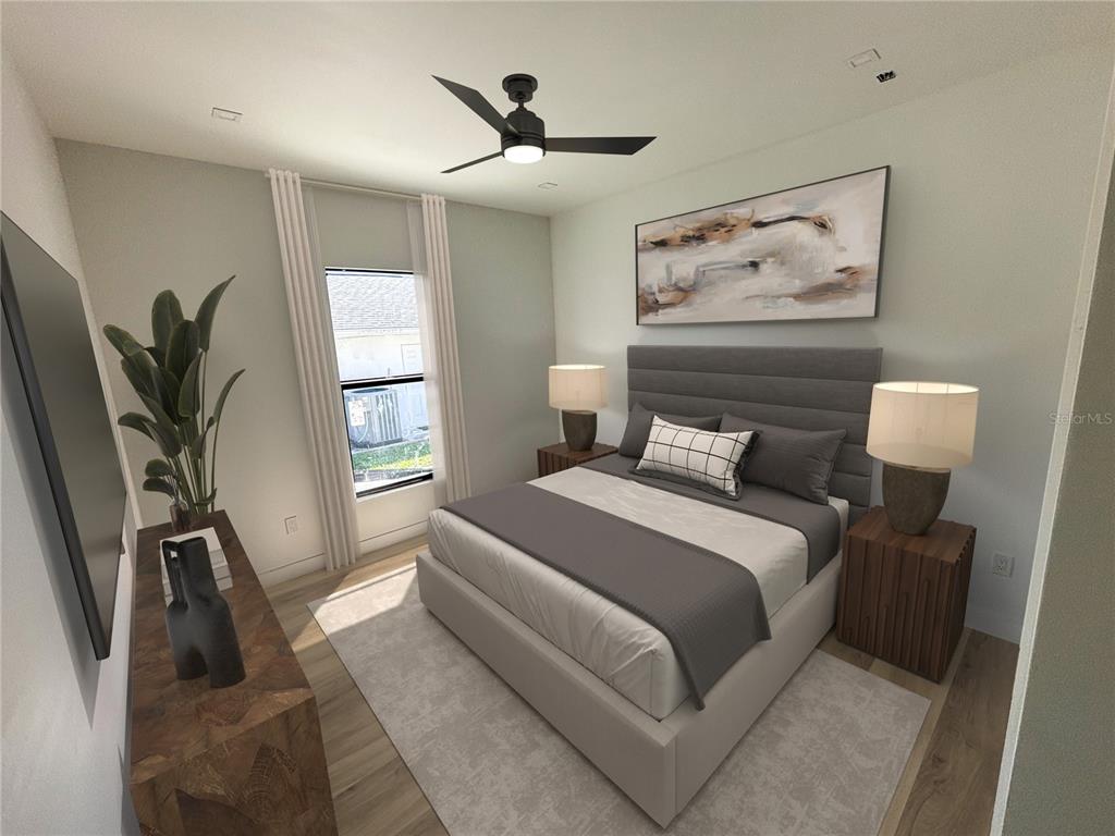 215 Bunker Road Rotonda West, FL 33947 - Photo 25 of 46 a bedroom with bed and a window