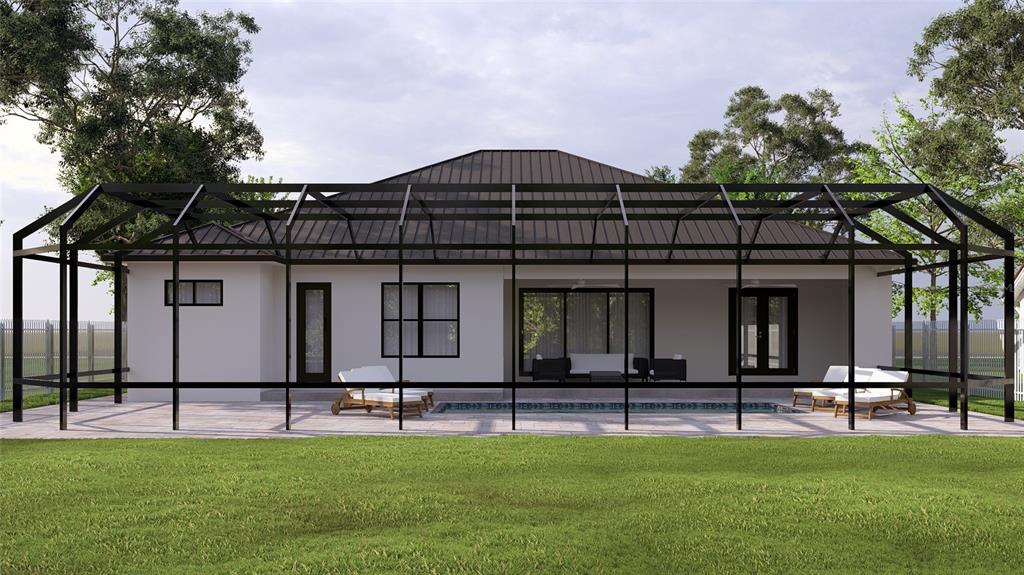 215 Bunker Road Rotonda West, FL 33947 - Photo 38 of 46 a view of a house with a yard