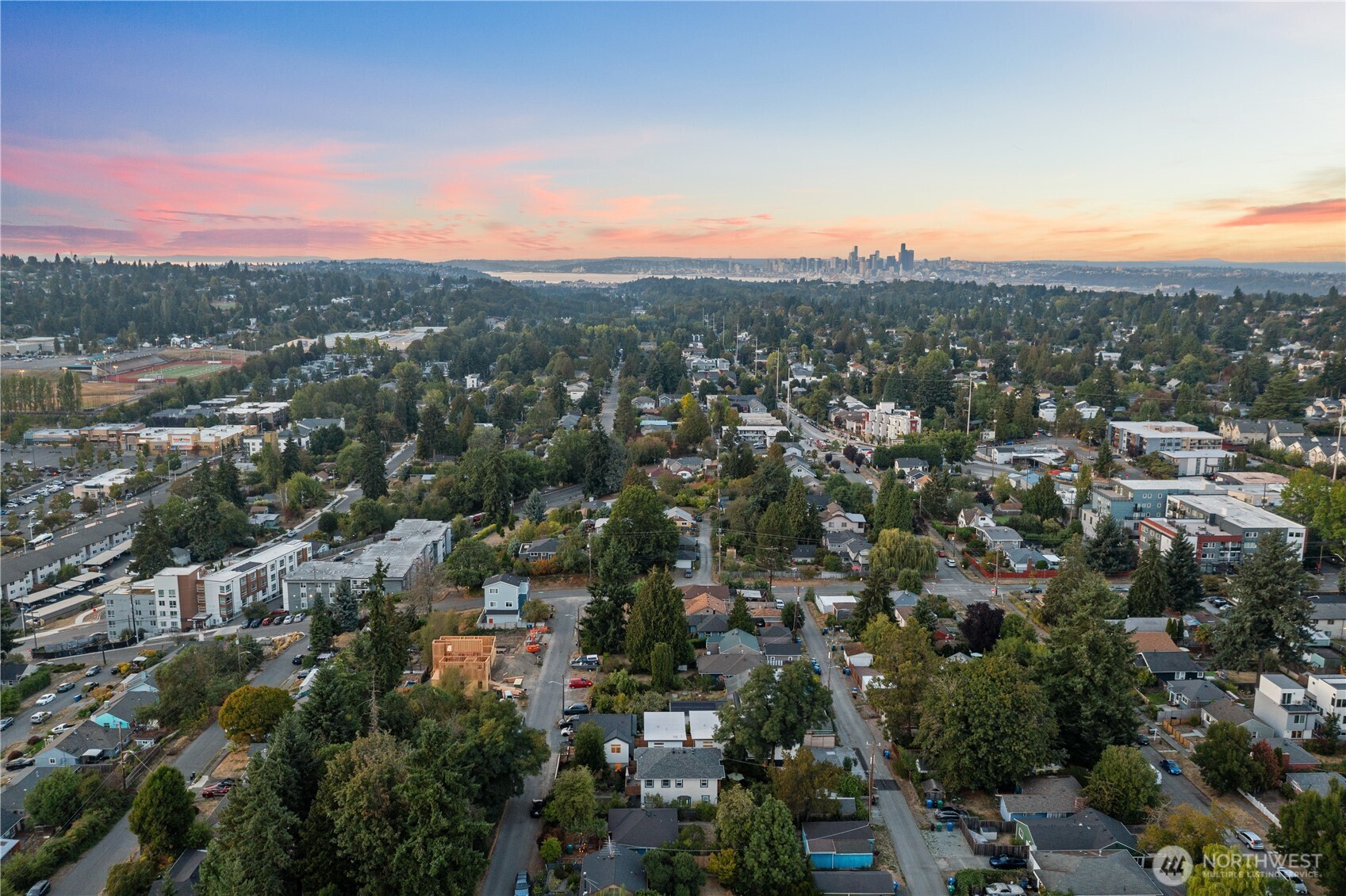 9230 22nd Avenue Southwest Seattle, WA 98106 - Photo 25 of 26 an aerial view of residential houses with outdoor space
