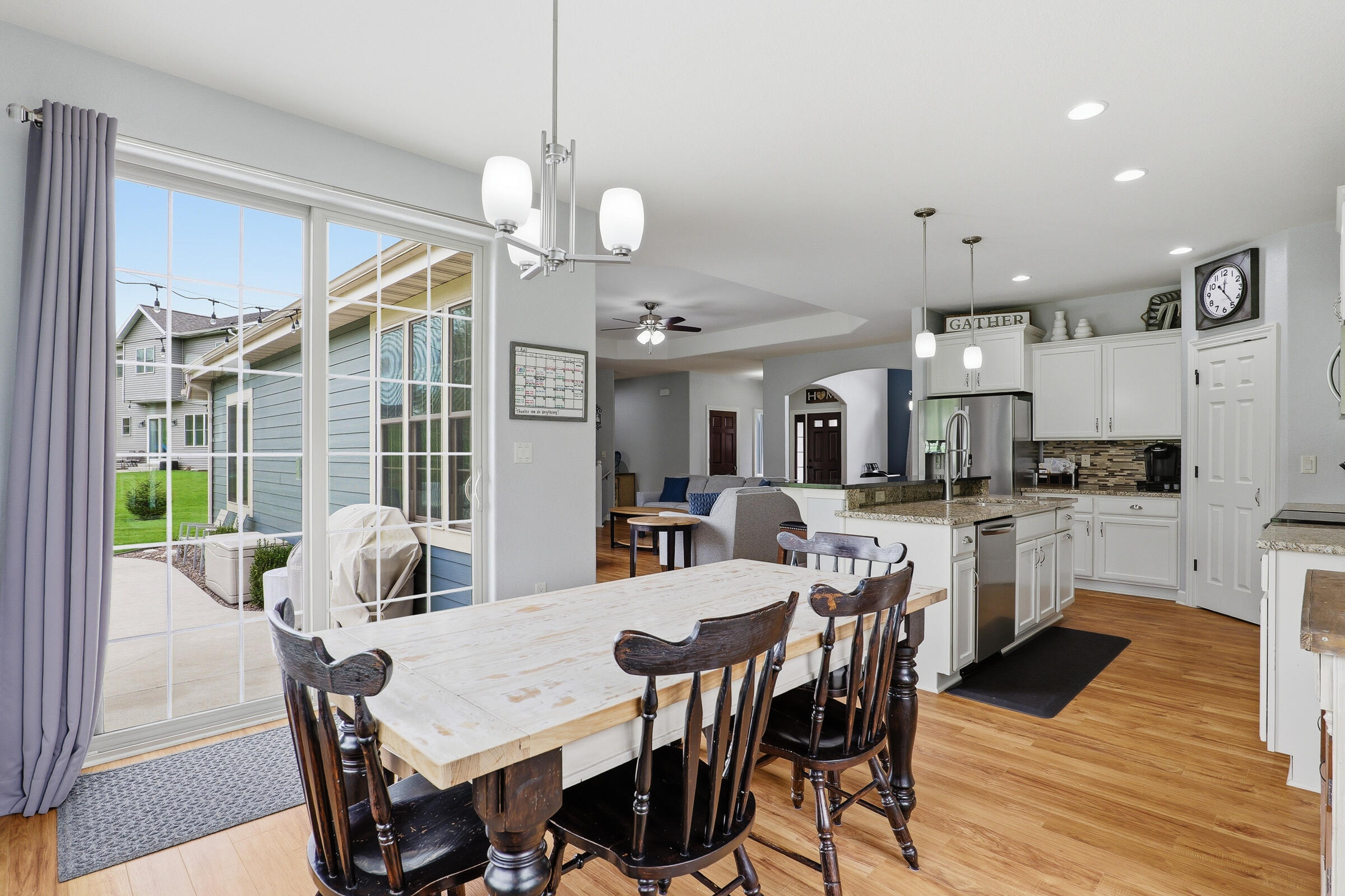 718 Meadow Ridge Lane Plymouth, WI 53073 - Photo 5 of 44 Dining to Kitchen & LR