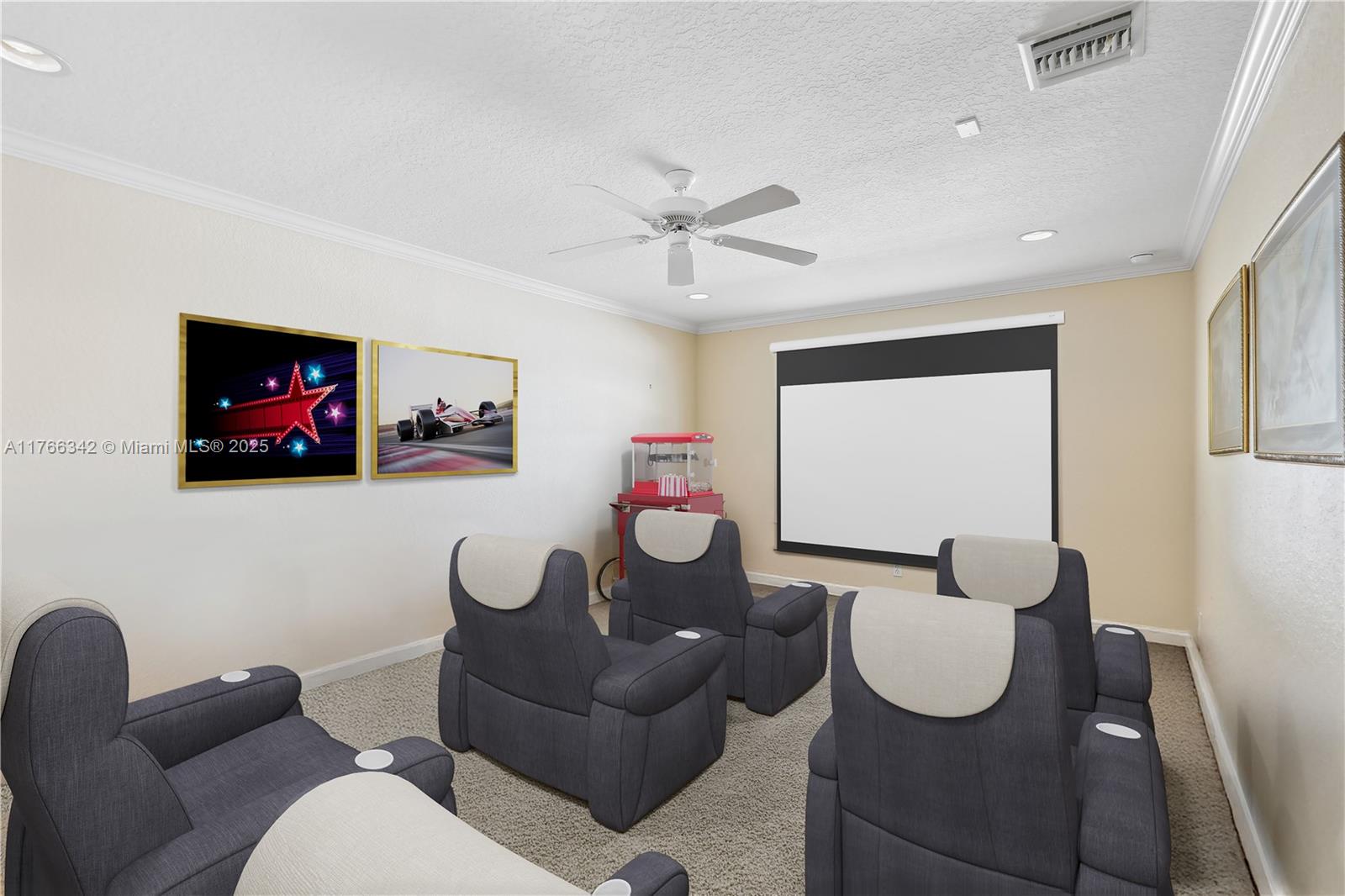 389 Oregon Lane Boca Raton, FL 33487 - Photo 42 of 85 This bedroom was virtually staged to show a theater