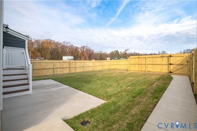 a view of outdoor space and yard